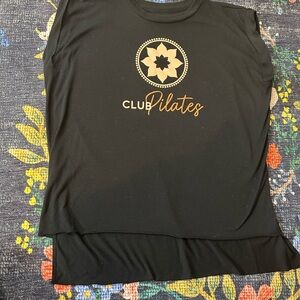 Club Pilates Black Sleeveless Top